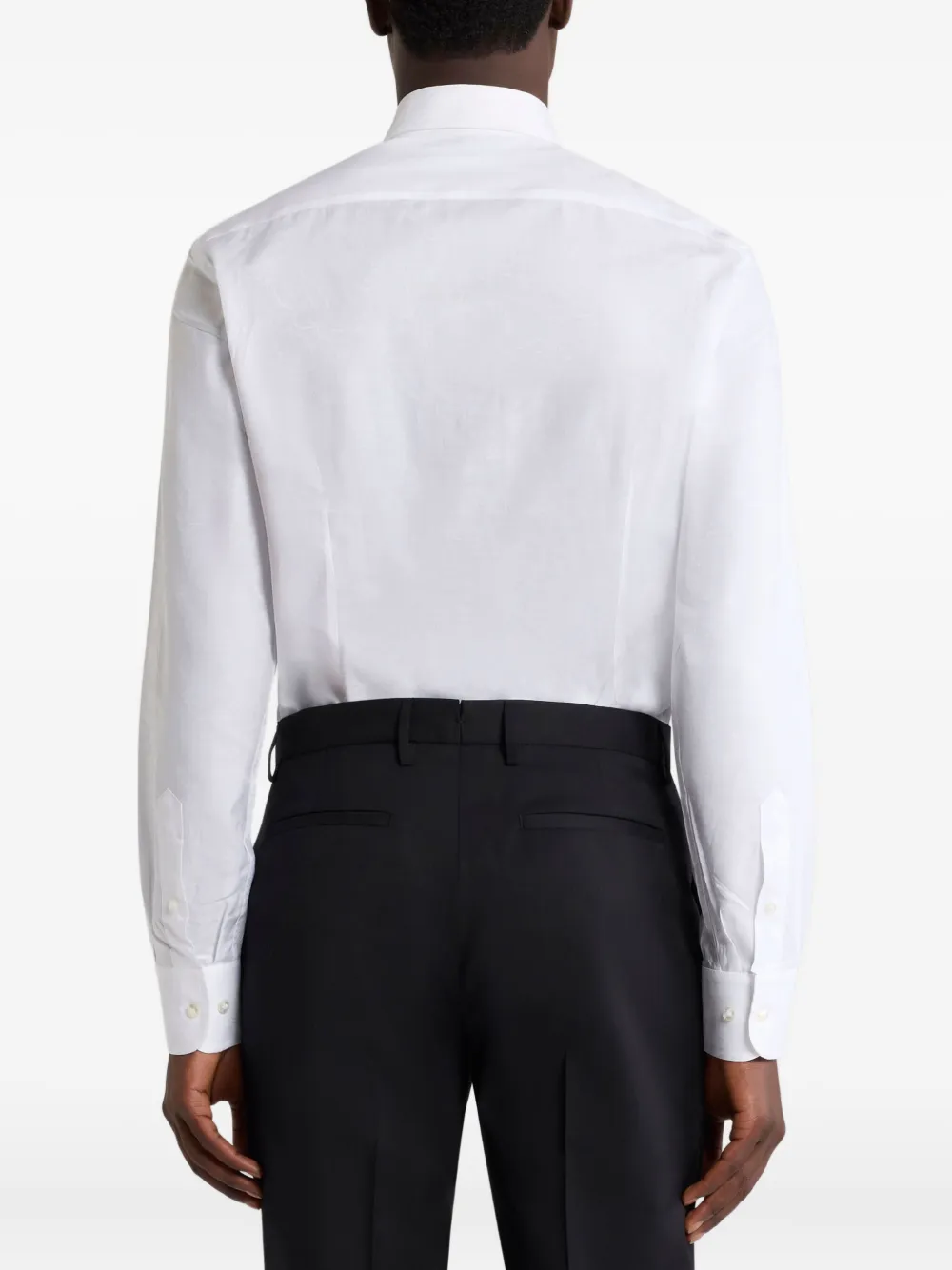 ETRO Overhemd met bloemen-jacquard Wit