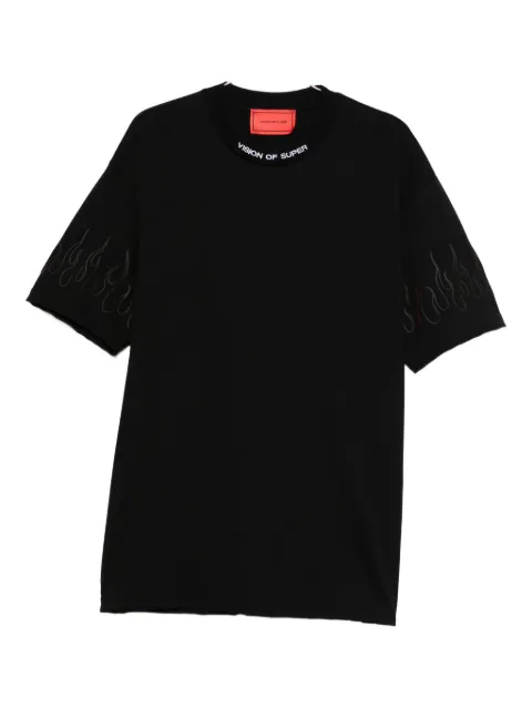 Vision Of Super flames-motif T-shirt