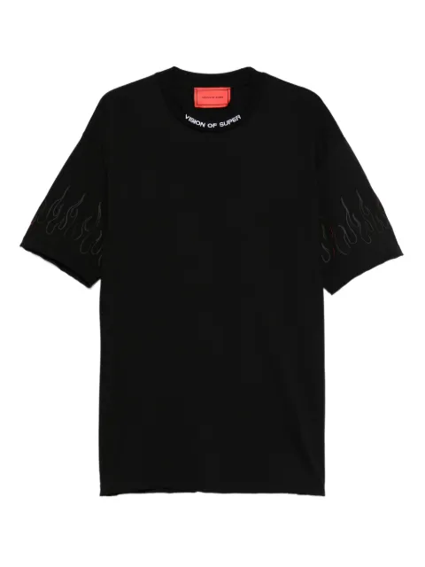 Vision Of Super t-shirt à motif flammes