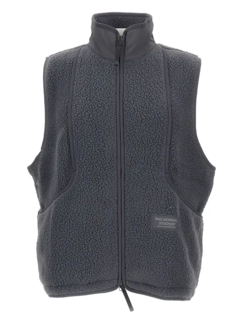 Pas Normal Studios fleece zip-up gilet