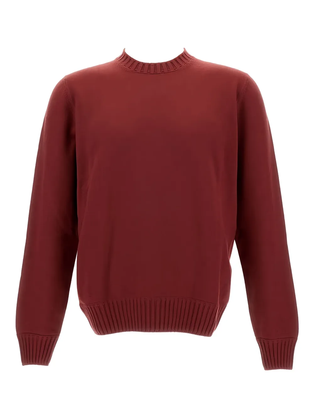 Gran Sasso ribbed long-sleeved sweater | Red | Image 1