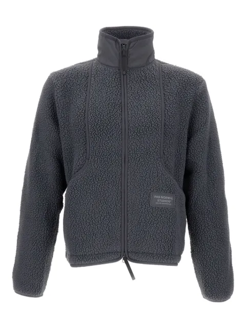 Pas Normal Studios borg-panelled zip-up jacket