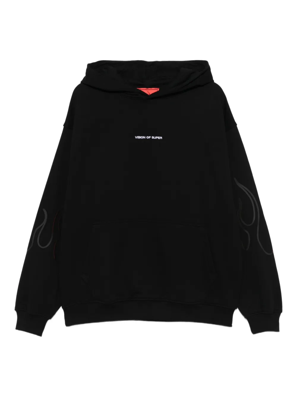 Vision Of Super Flames hoodie | Black | Image 1