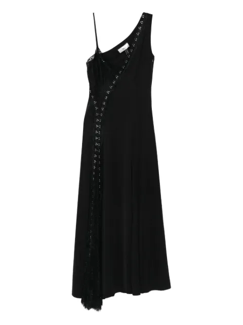 NISSA one-shoulder lace-detail dress