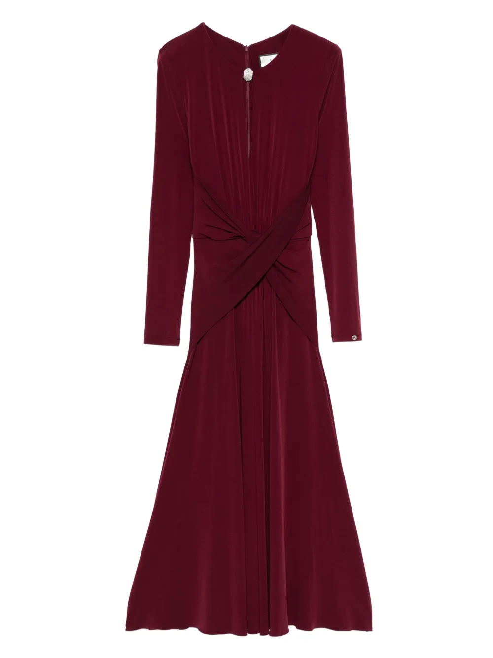 NISSA twisted-front dress | Red | Image 1