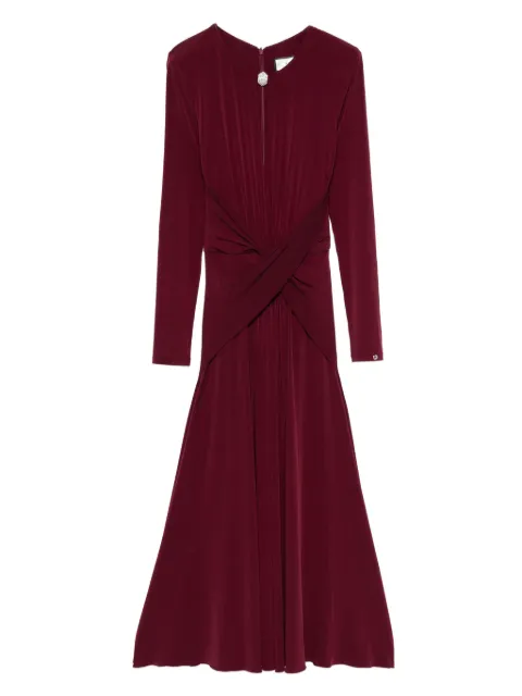 NISSA twisted-front dress