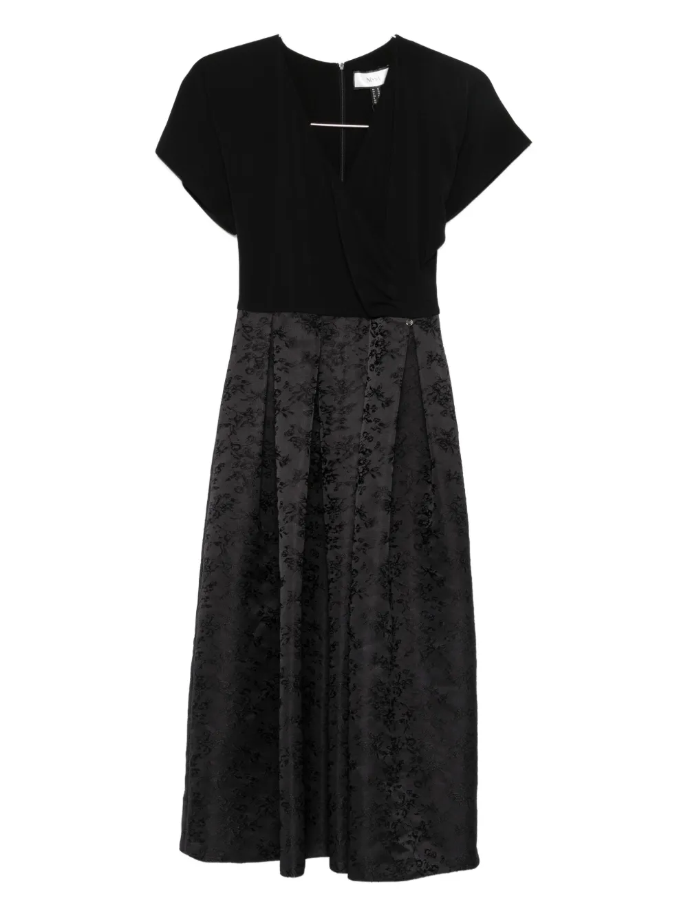 NISSA floral-pattern dress | Black | Image 1