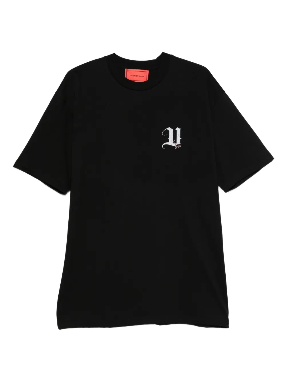 Vision Of Super angel-print T-shirt | Black | Image 1