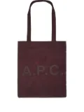 A.P.C. Lou corduroy tote bag - Red