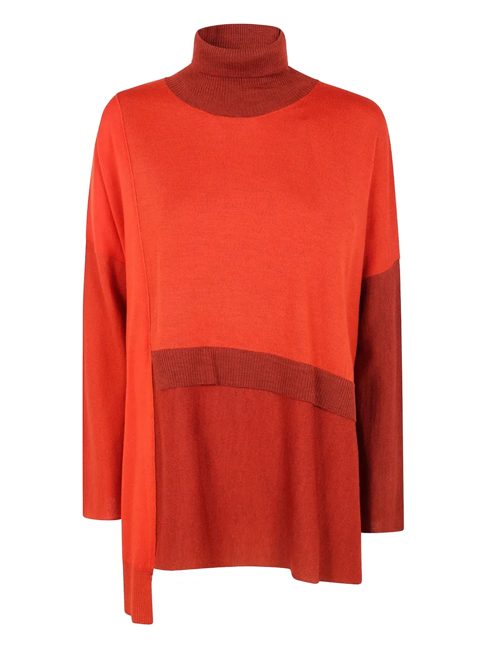 PierAntonioGaspari colour block roll-neck knitwear - Red