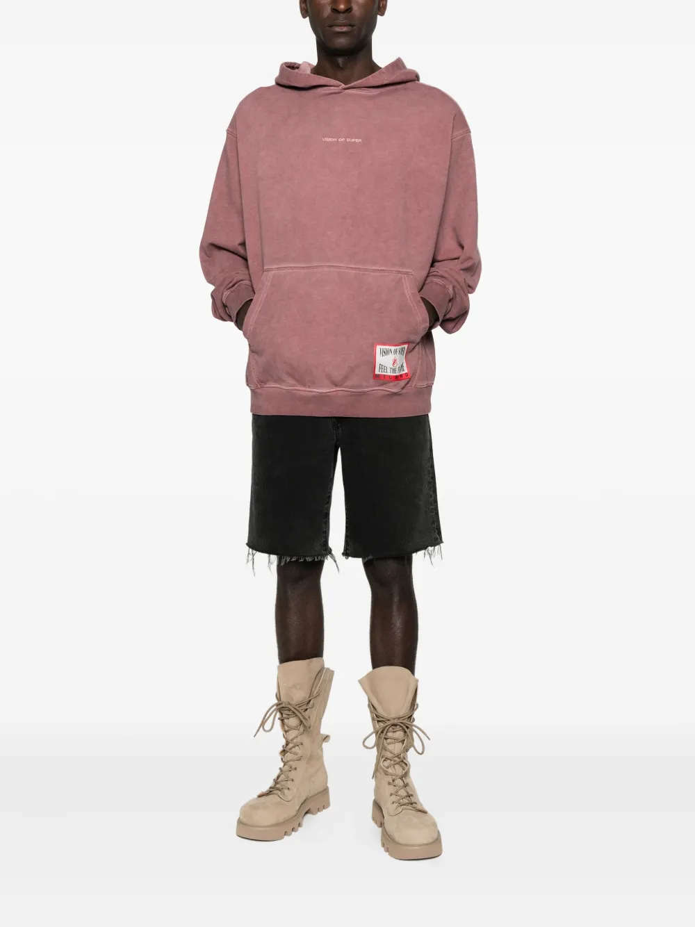 Vision Of Super logo-patch hoodie | Hoodies | Image 2