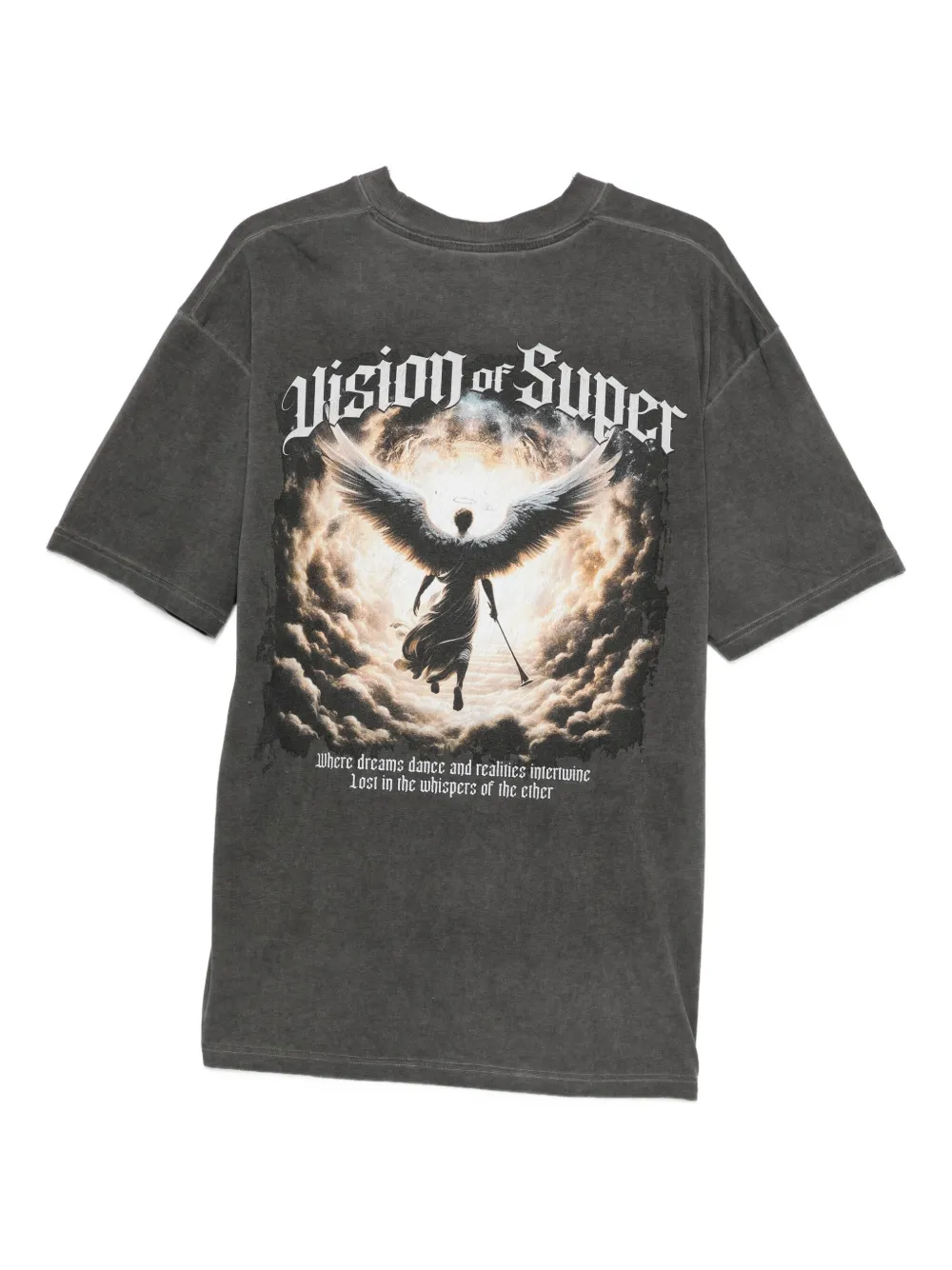Vision Of Super graphic-print t-shirt - Grijs