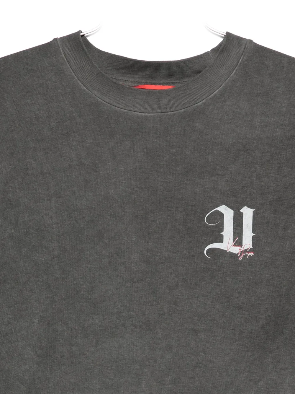 Vision Of Super Graphic-print T-shirt In Gray