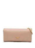 Prada Pre-Owned 2000-2025 Saffiano Metal Oro Chain Wallet crossbody bag - Brown