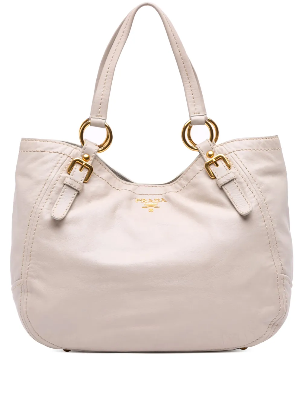 Prada Pre-Owned 2000-2025 Leather tote bag | White | Image 1