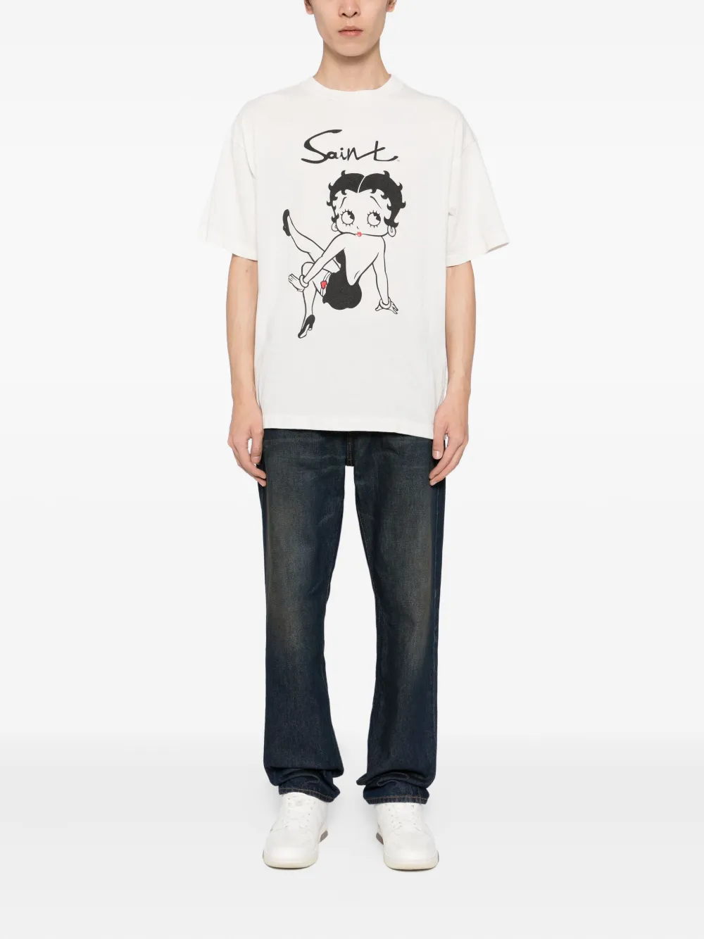 Le Mont Saint Michel graphic-print T-shirt - Beige