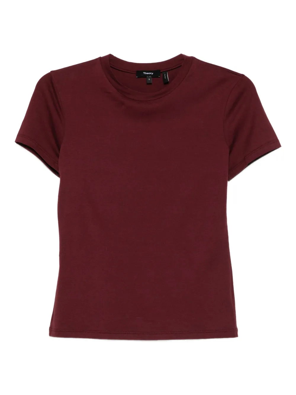 Theory Camiseta decote careca com mangas curtas | Vermelho | Image 1