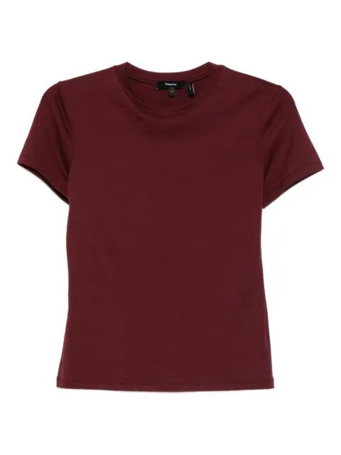 Theory Camiseta decote careca com mangas curtas