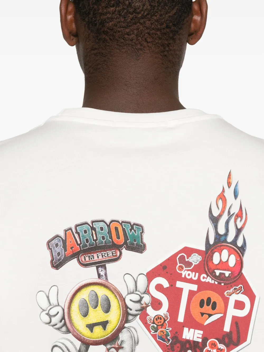 Barrow Graphic-print T-shirt In Neutral
