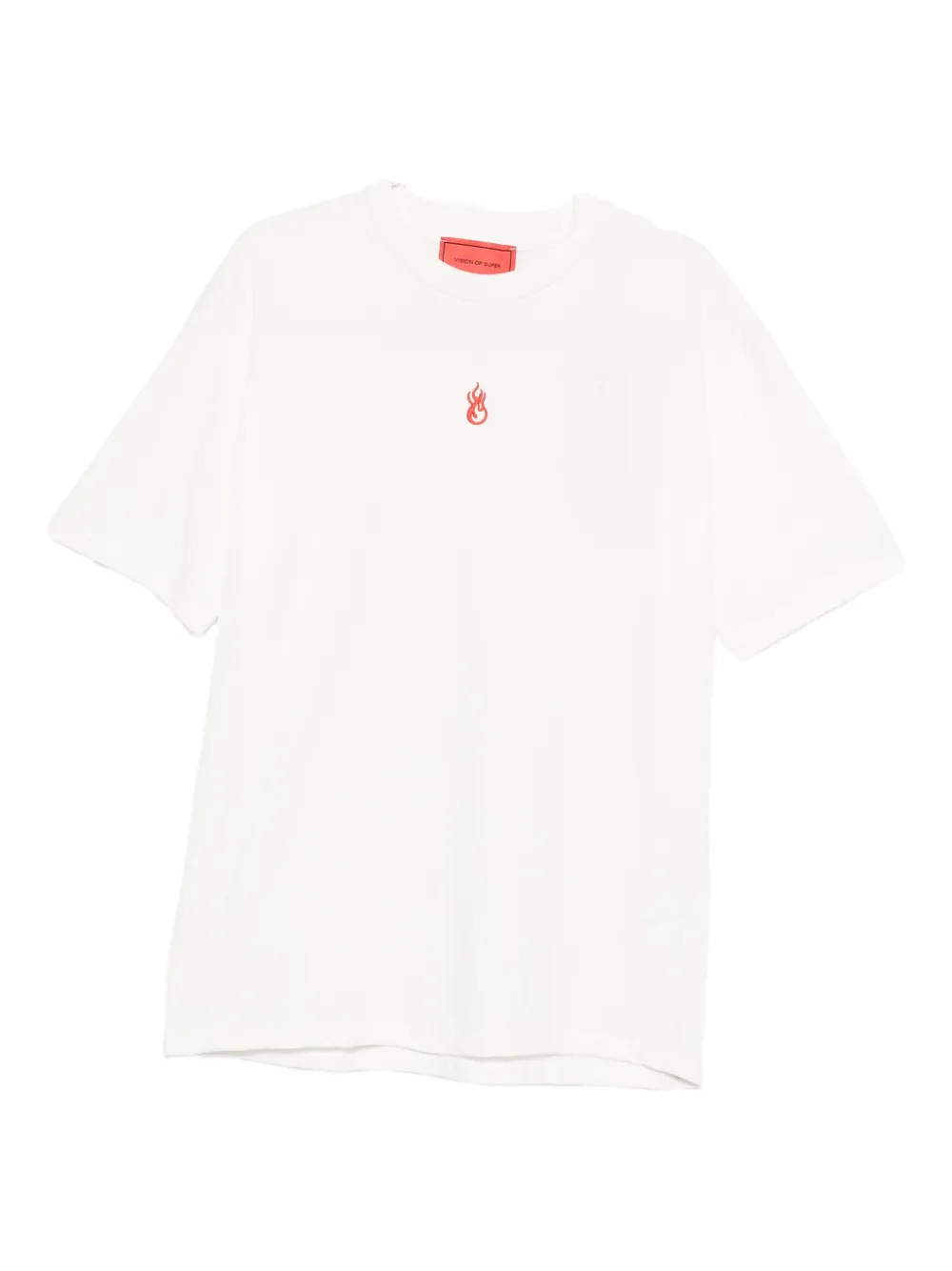 Vision Of Super Flame-print T-shirt In White