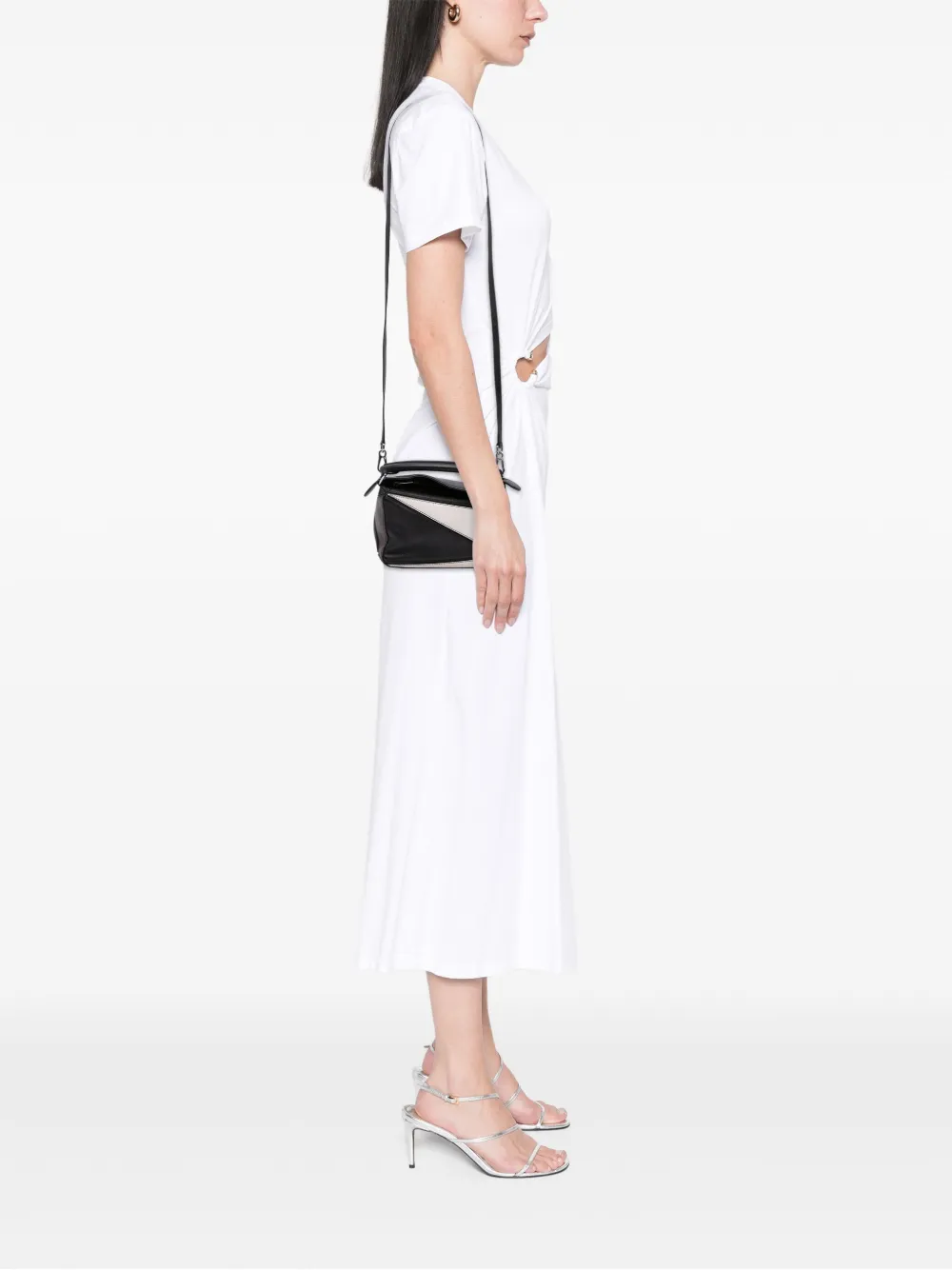 Loewe Pre-Owned 2019 Mini Tricolor Calfskin Puzzle satchel | Pre-Owned | Image 2