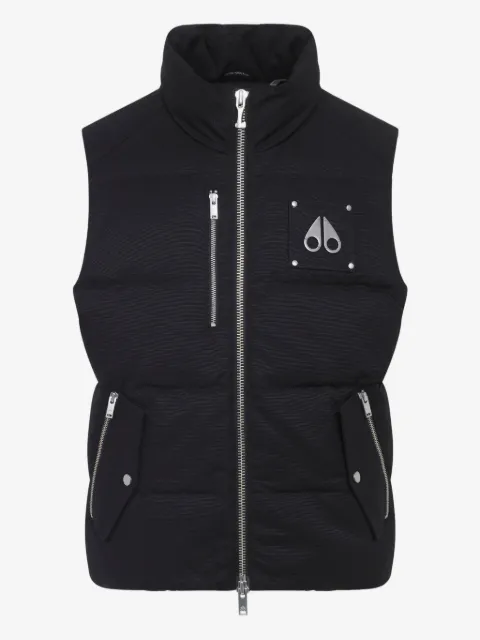 Moose Knuckles quilted logo-plaque gilet