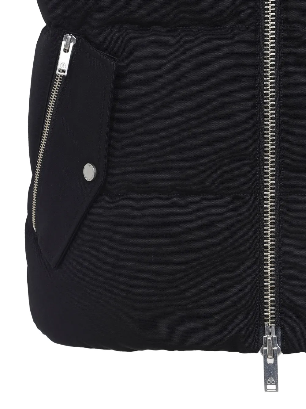 Moose Knuckles Westmount 2tone Gilet In Black