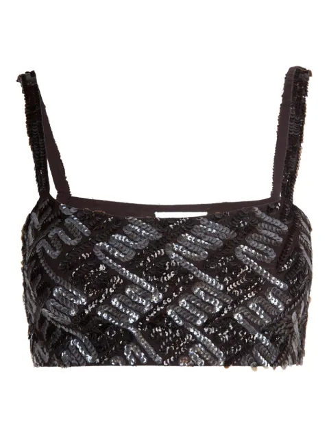P.A.R.O.S.H. sequin-embellished top