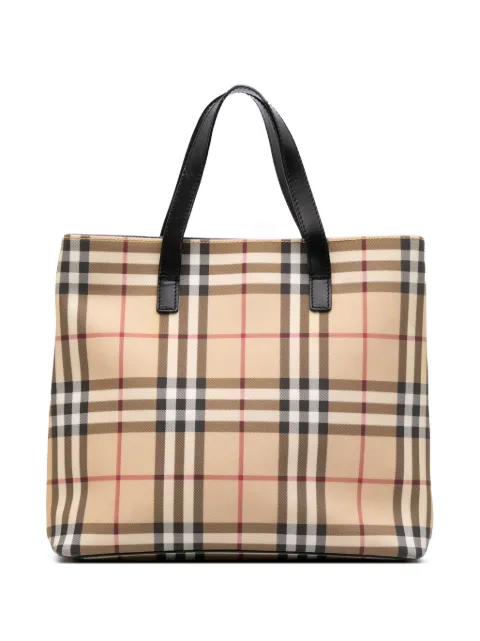 Burberry Pre-Owned 2000-2017 House Check Coated Canvas tote bag