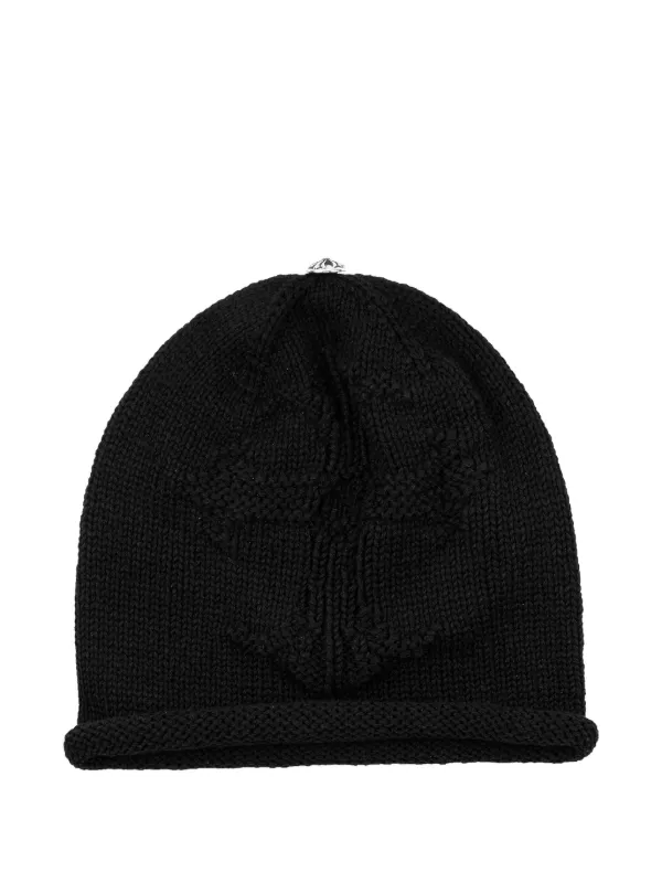 Chrome Hearts Cross Cashmere Beanie | Black | FARFETCH