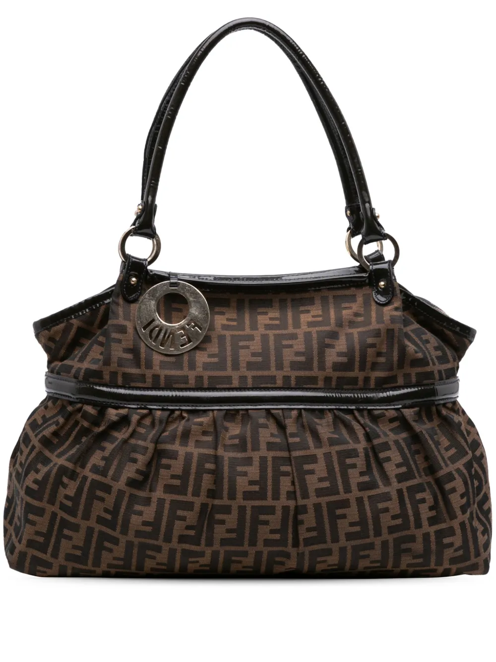Fendi Pre-Owned 2000-2010 Large Zucca Canvas Chef shoulder bag | Brown | Image 1