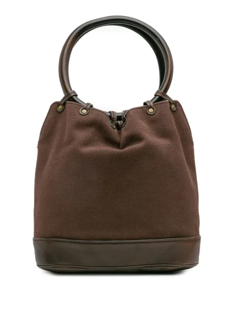 Gucci Pre-Owned 2000-2015 Handtasche aus Canvas mit Henkel