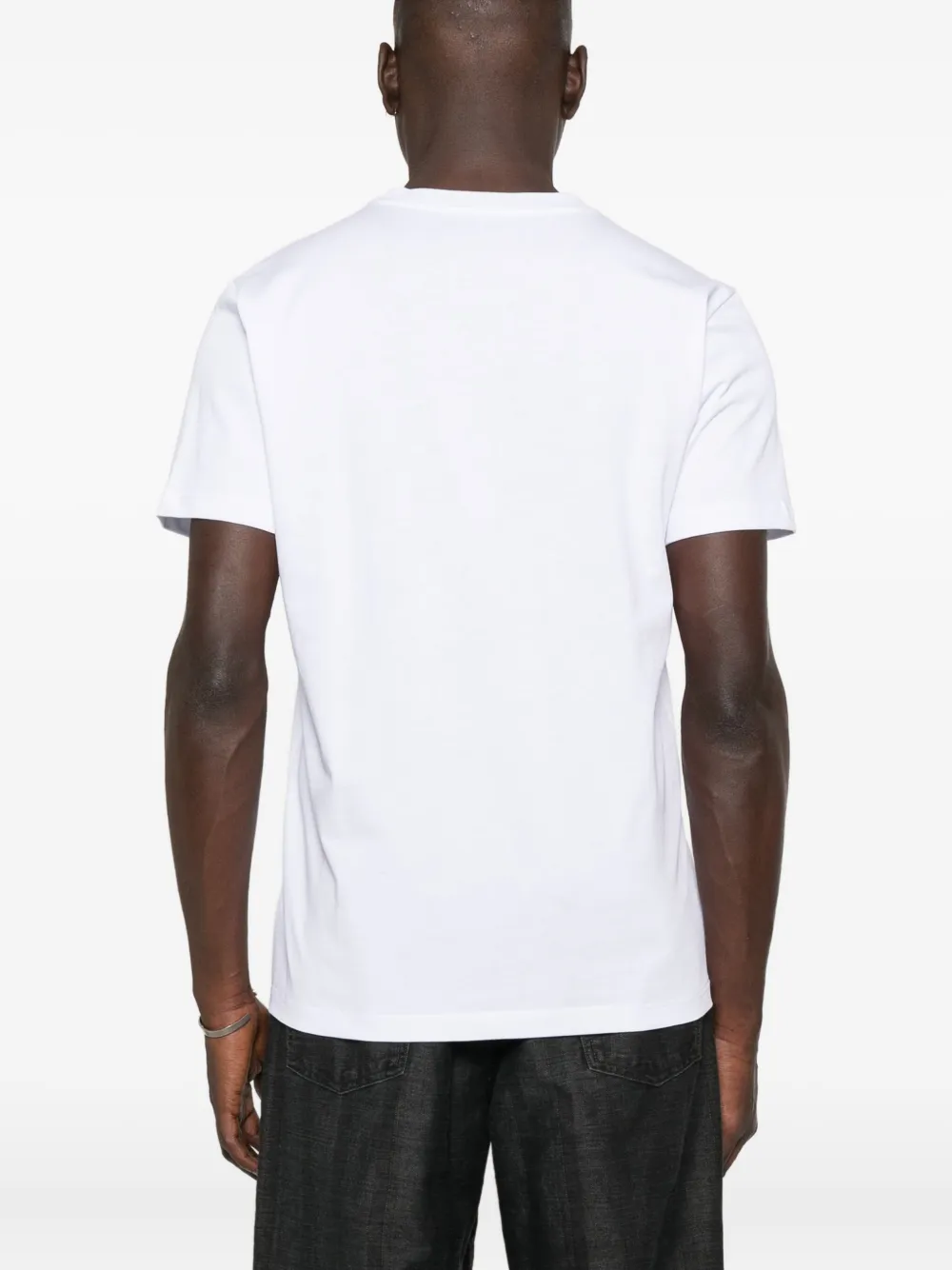 John Richmond Classic White T-shirt With Minimalist Design In White