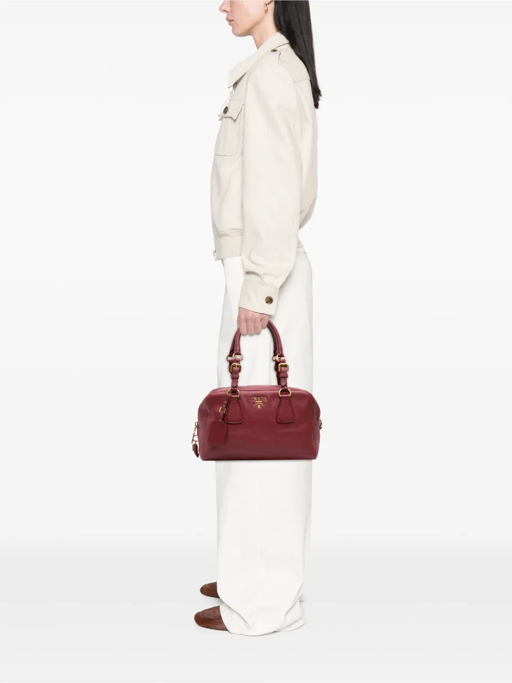 Prada Pre-Owned 2000-2025 Vitello Daino Bauletto shoulder bag | Pre-Owned | Image 2