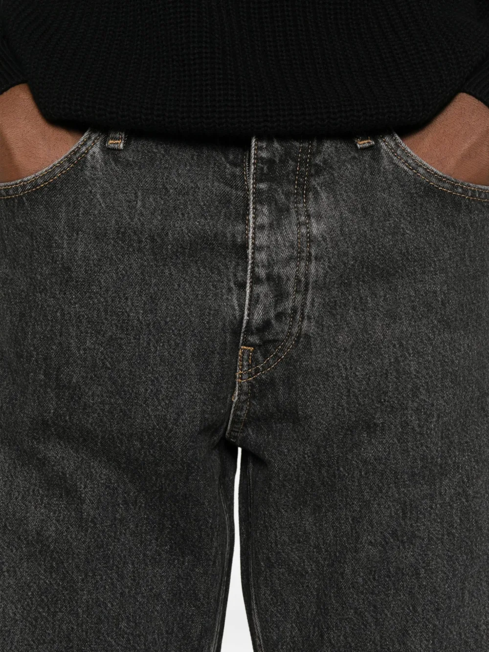 Sunflower Straight-leg Jeans In Black