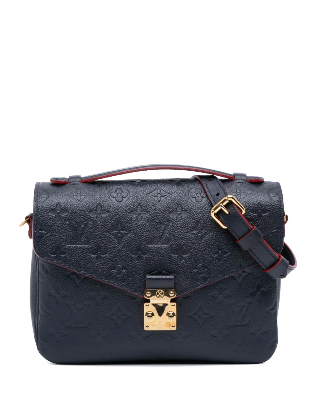 Louis Vuitton Pre-Owned 2018 Monogram Empreinte Pochette Metis satchel | Blue | Image 1