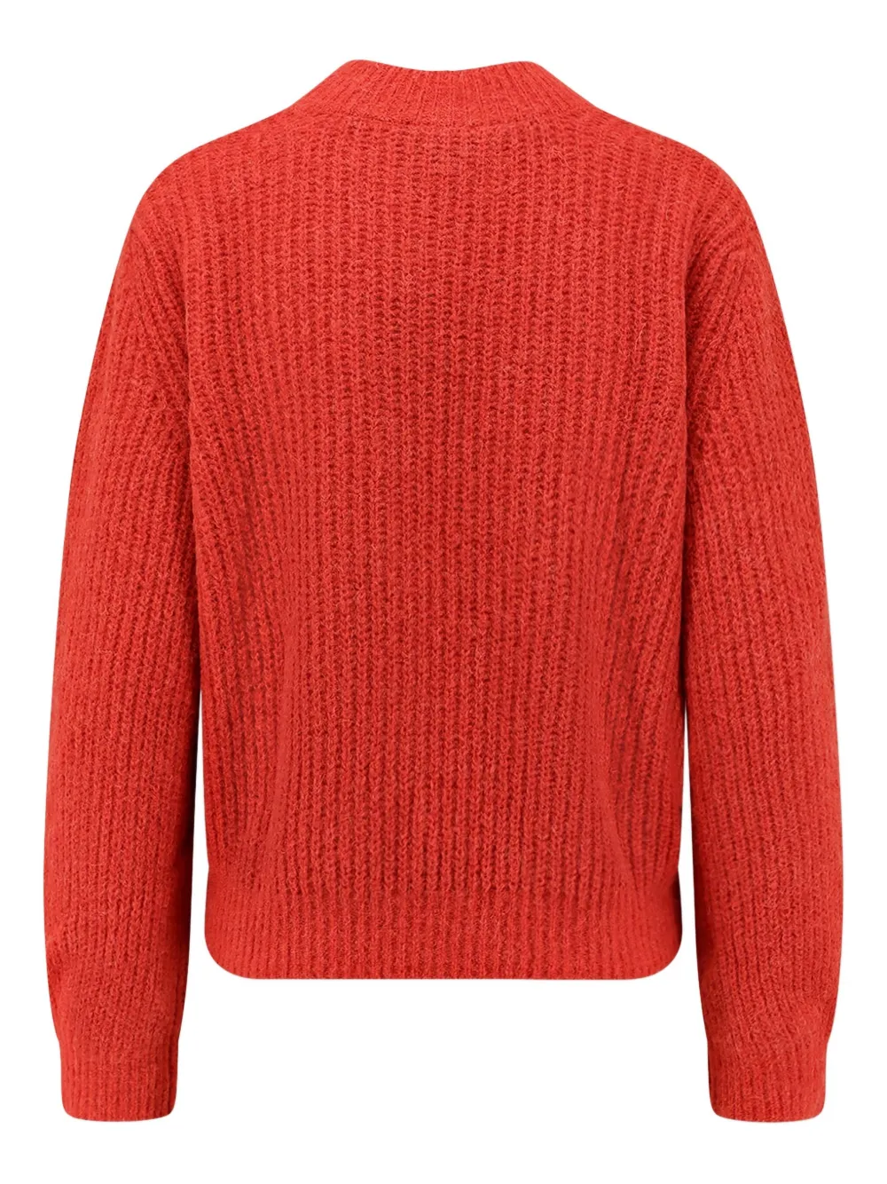 Apc Ribbed High-neck Sweater In Red