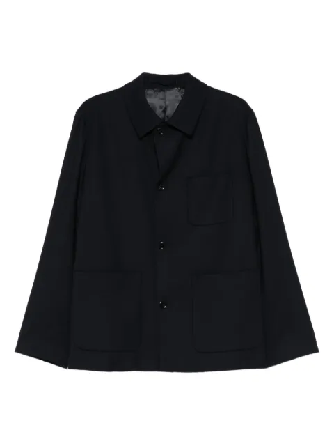Lardini chemise en laine vierge mélangée