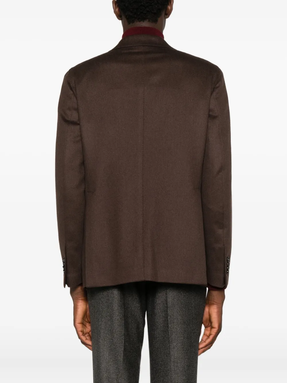 Tagliatore Blazer met enkele rij knopen Bruin