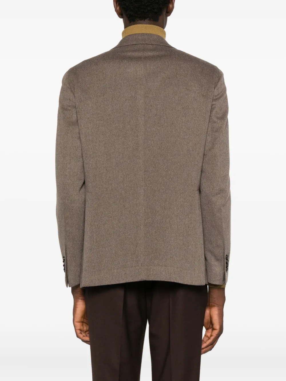 Tagliatore Jack met enkele rij knopen Bruin