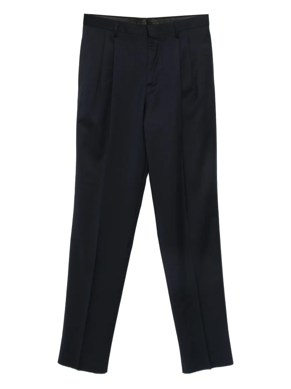 Lardini virgin wool straight-leg trousers | Blue | Image 1