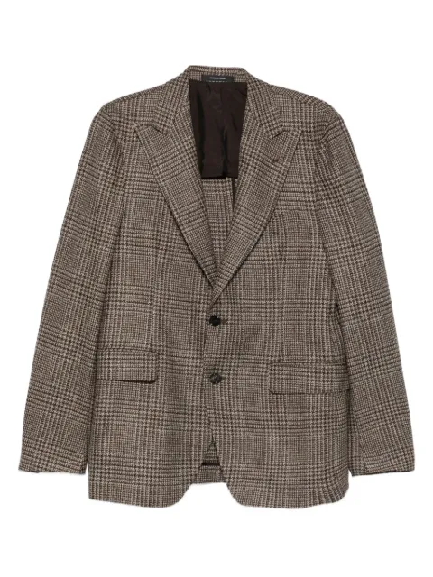 Tagliatore plaid-pattern blazer 
