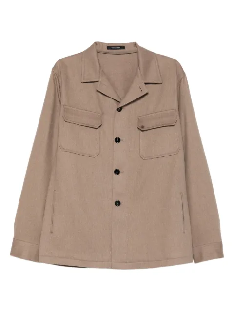 Tagliatore chest-pocket button shirt