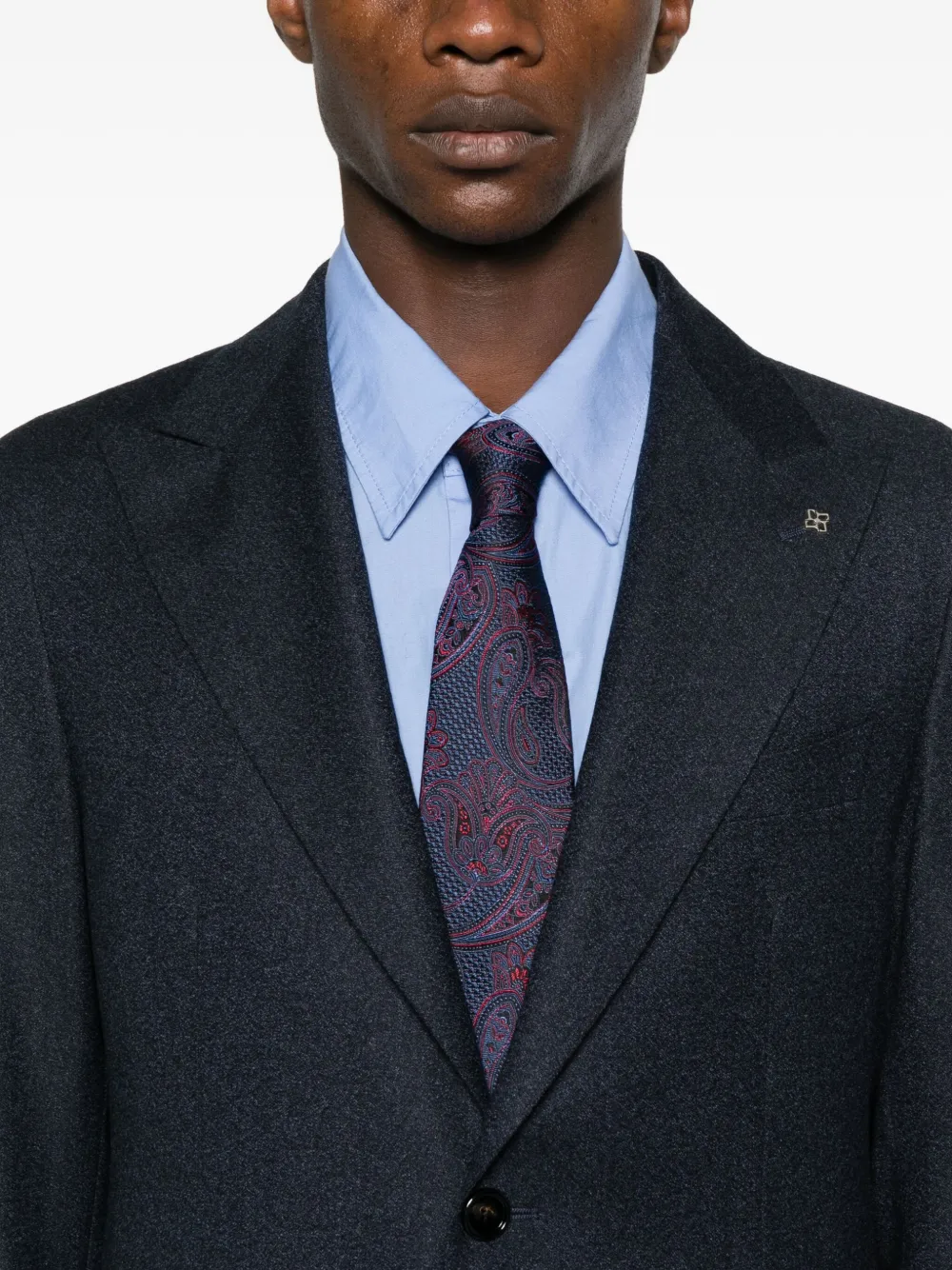 Tagliatore Pak met gekerfde revers Blauw