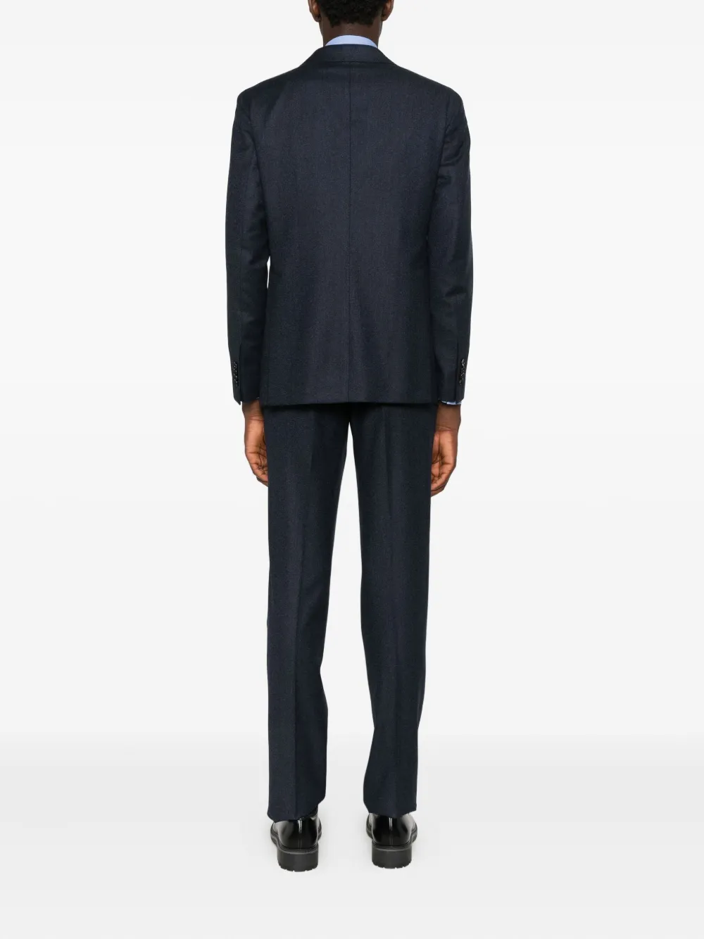 Tagliatore Pak met gekerfde revers Blauw