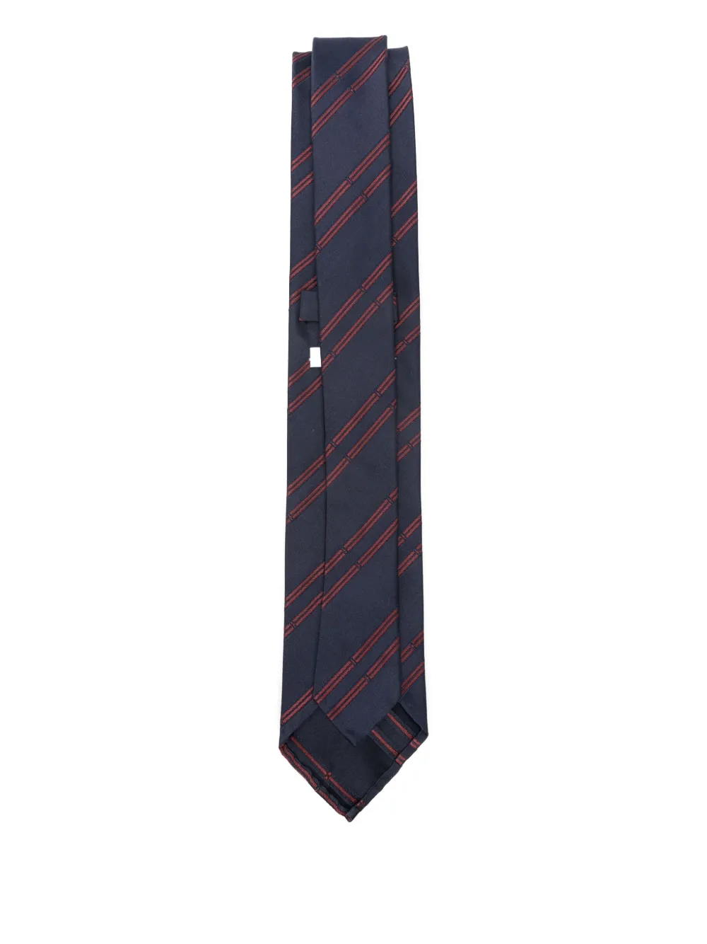 Lardini Gestreepte stropdas - Blauw