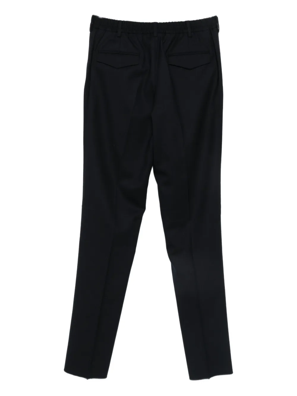 Lardini virgin wool blend straight-leg trousers - Blauw