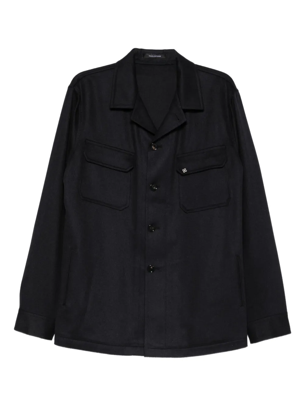 Tagliatore chest-pocket button shirt - Blu