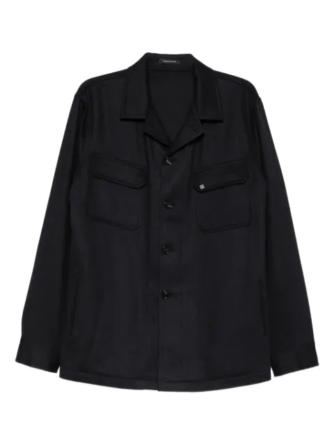 Tagliatore chest-pocket button shirt