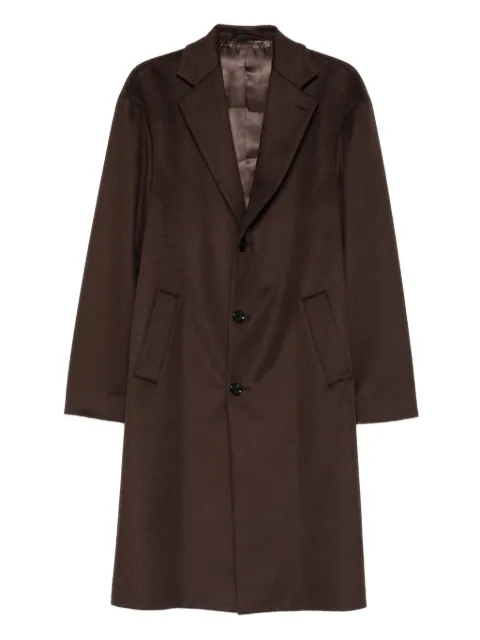 Lardini notched-lapels coat